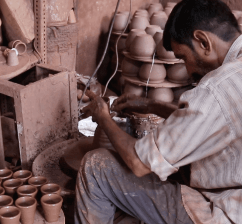 Pottery and earth formulation — frame 2