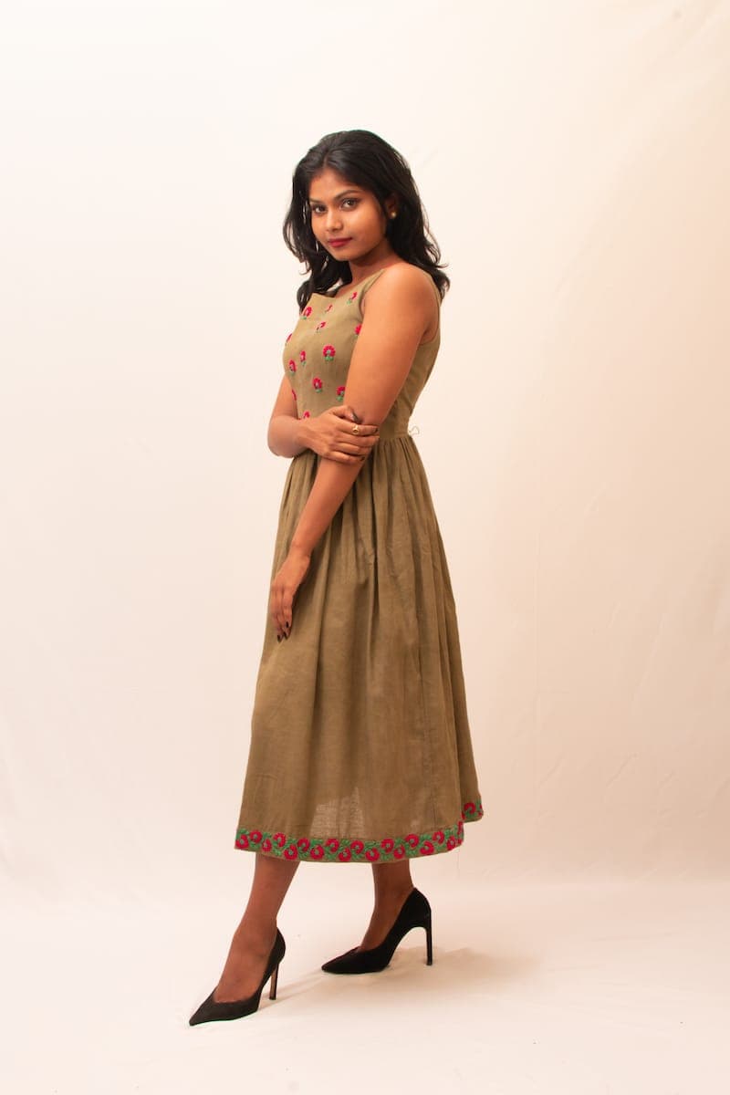 Natural dyed Khadi apparel — look 18