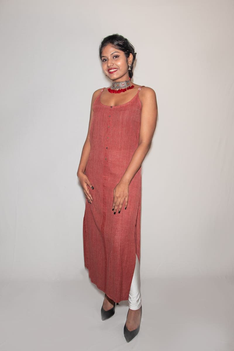Natural dyed Khadi apparel — look 17