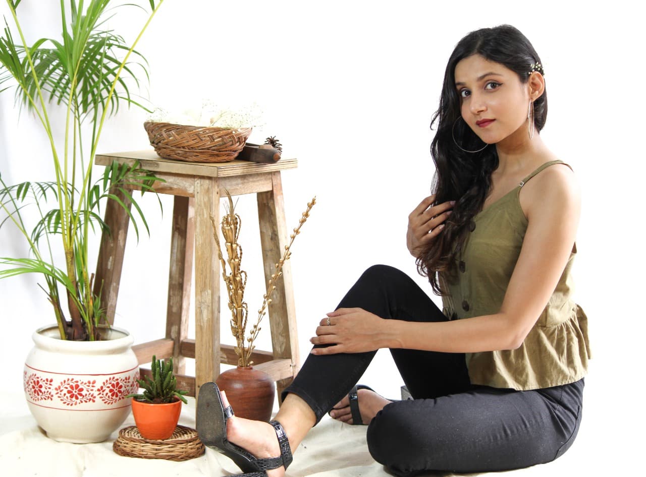 Natural dyed Khadi apparel — look 15