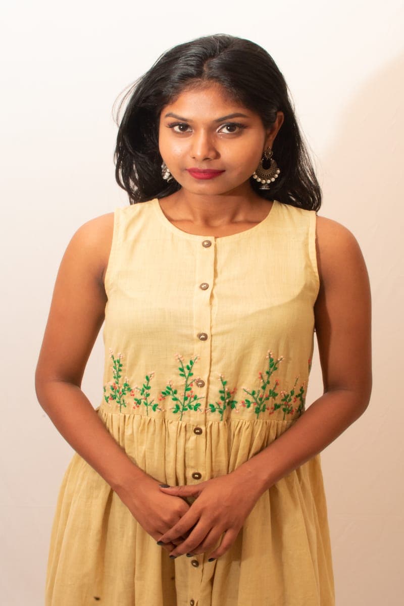 Natural dyed Khadi apparel — look 09