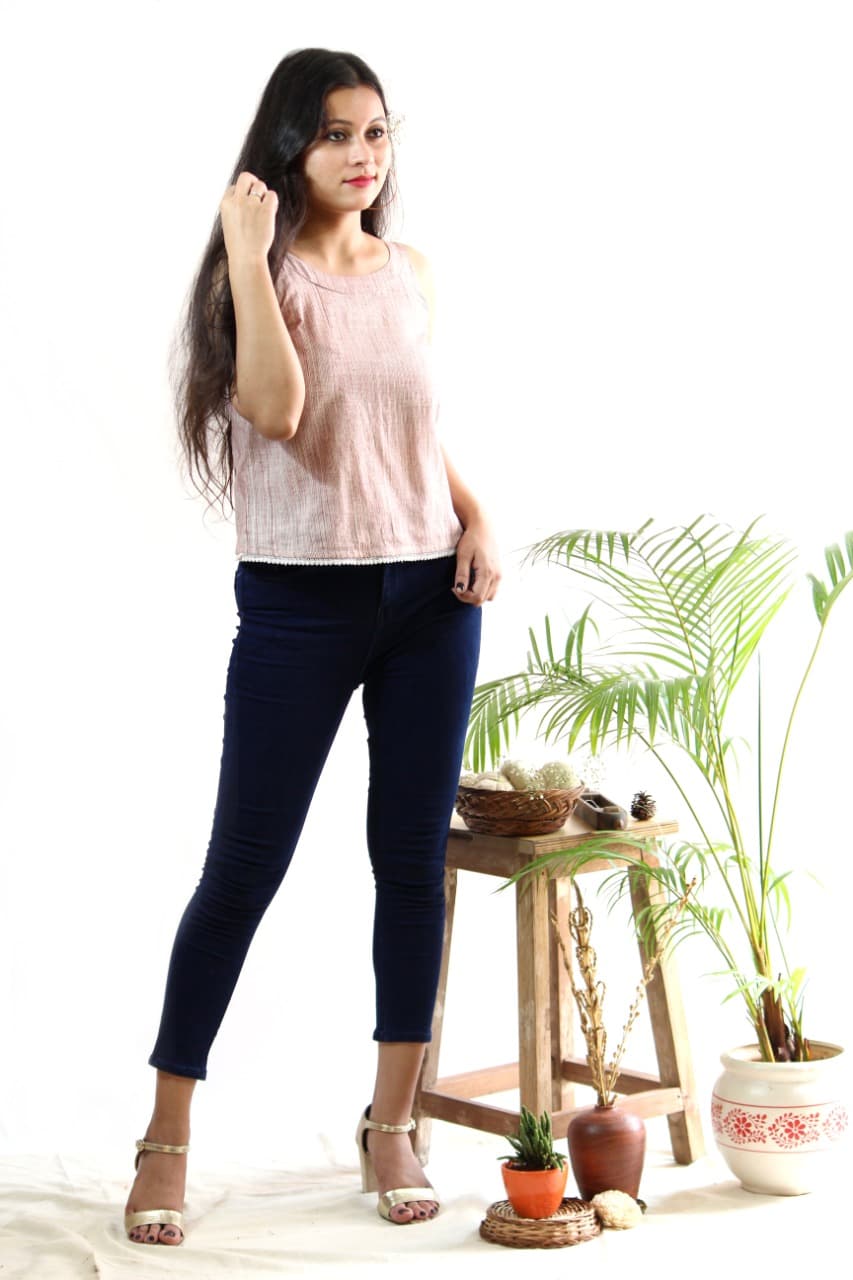 Natural dyed Khadi apparel — look 24