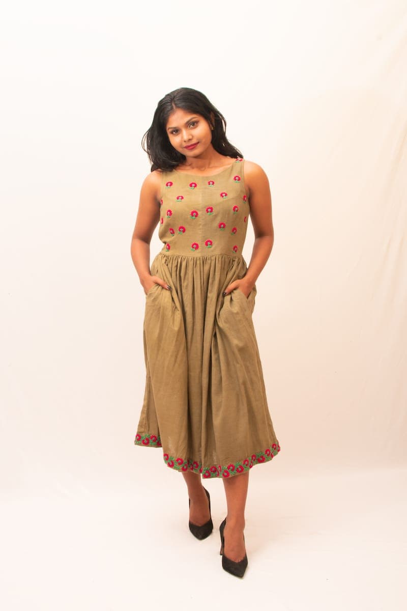 Natural dyed Khadi apparel — look 11